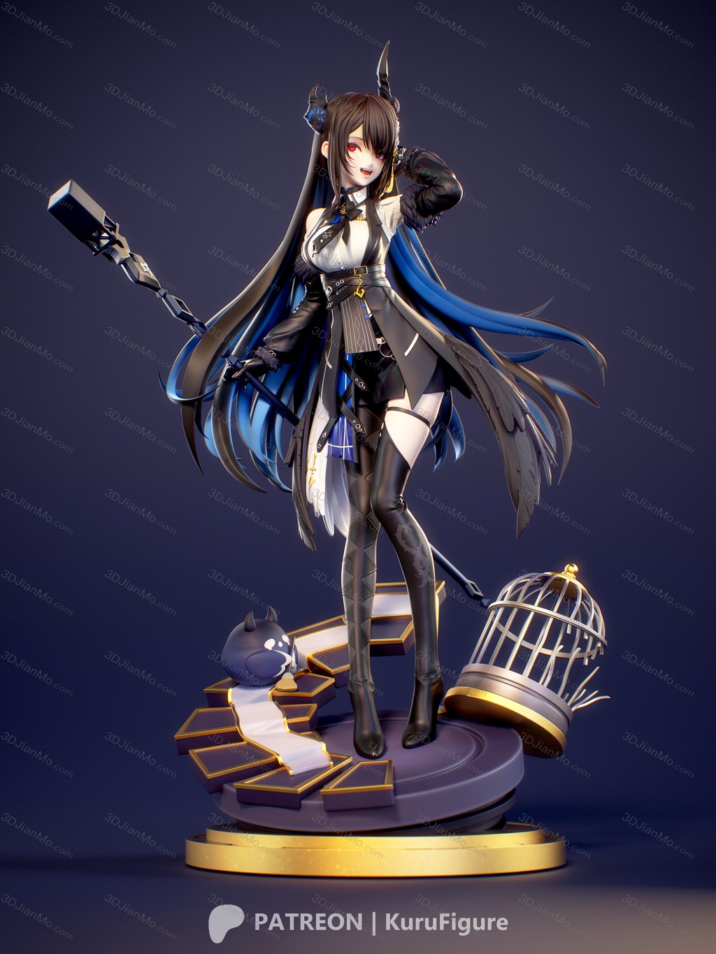 Kuru Figure 虚拟偶像 纳瑞莎·雷文克罗夫特