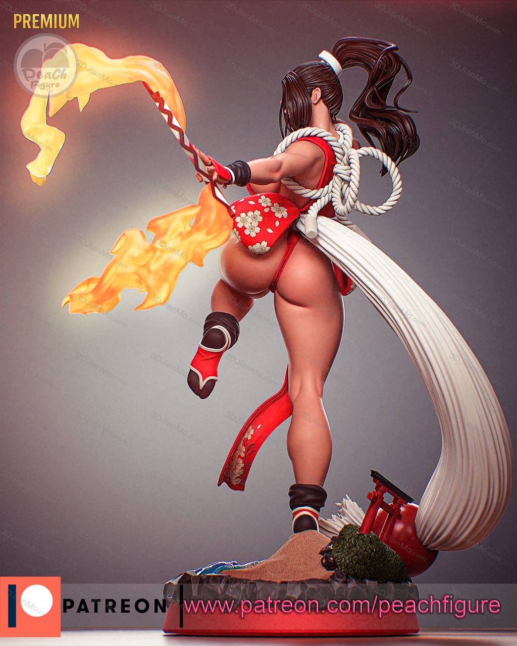 Peach Figure 拳皇 不知火舞