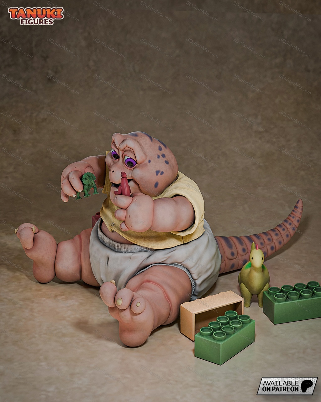 Tanuki Figures 恐龙宝宝