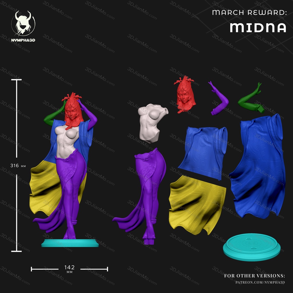 NYMPHA 3D 塞尔达传说 米多娜