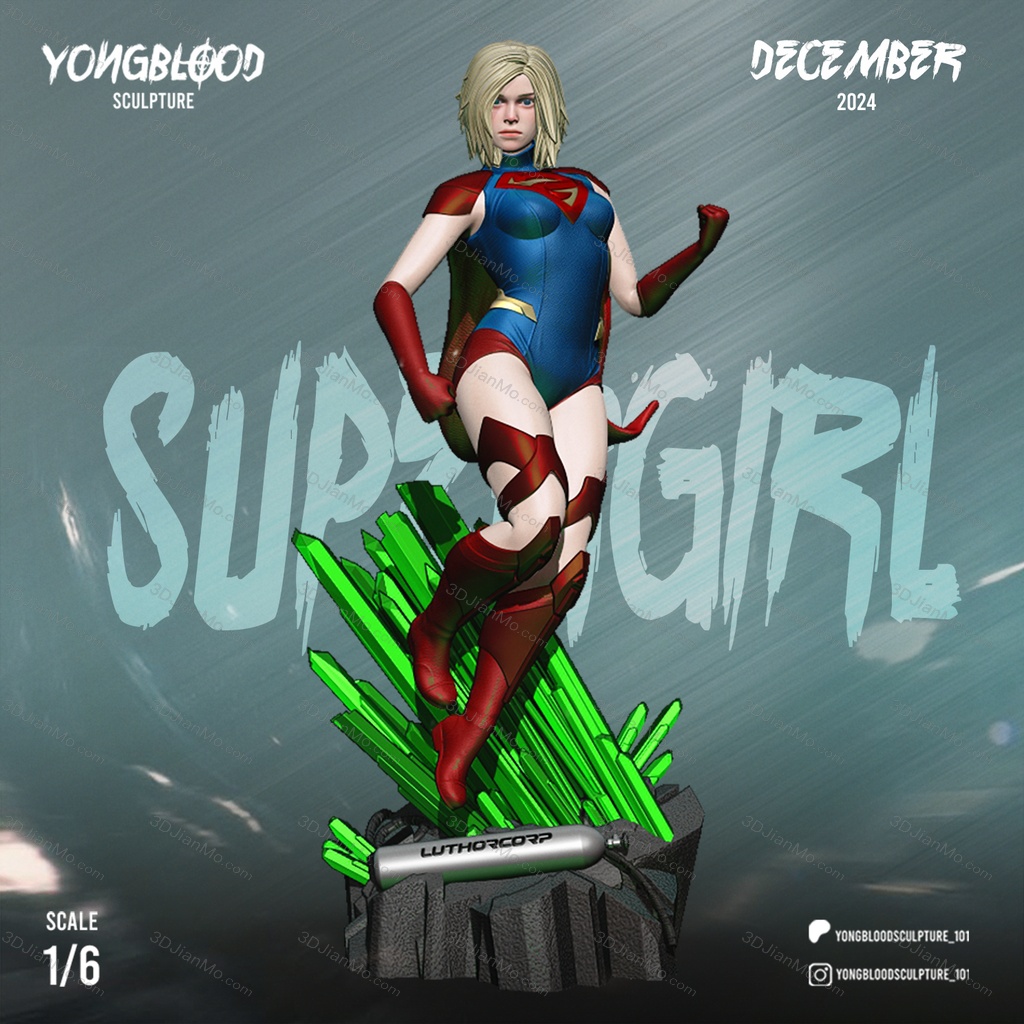 Yongblood Sculpture DC漫画 女超人