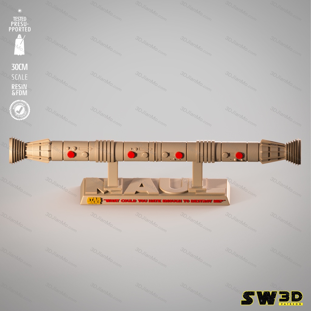 SW3D 星球大战 达斯·摩尔的双头剑