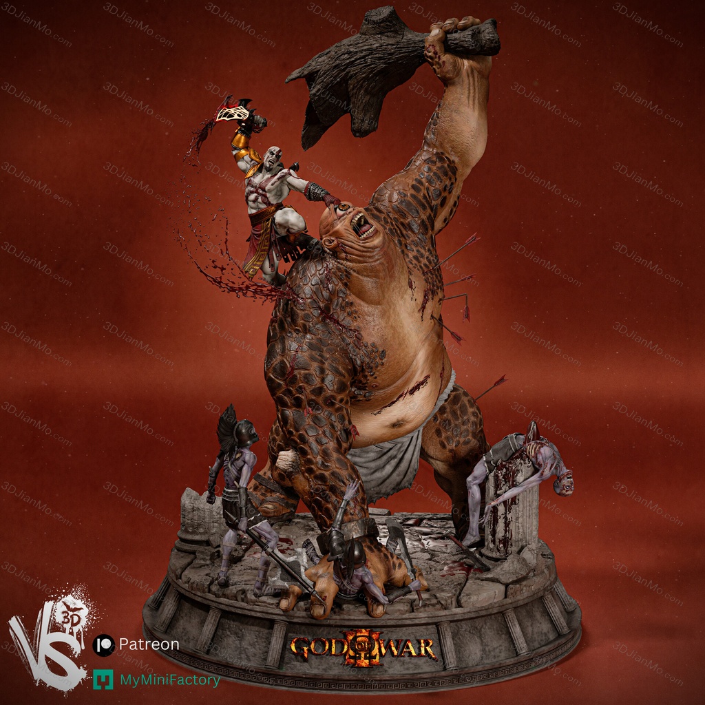 VS3D 诸神黄昏 奎托斯大战独眼巨人