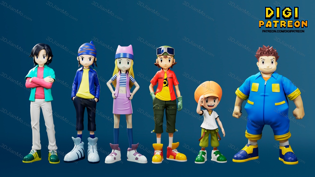 数码暴龙人物合集