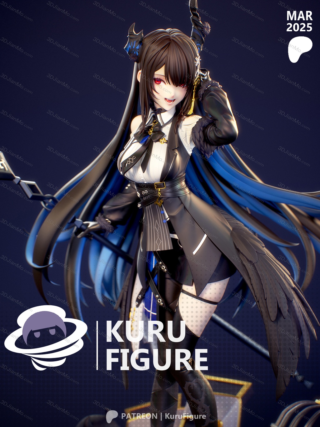 Kuru Figure 虚拟偶像 纳瑞莎·雷文克罗夫特