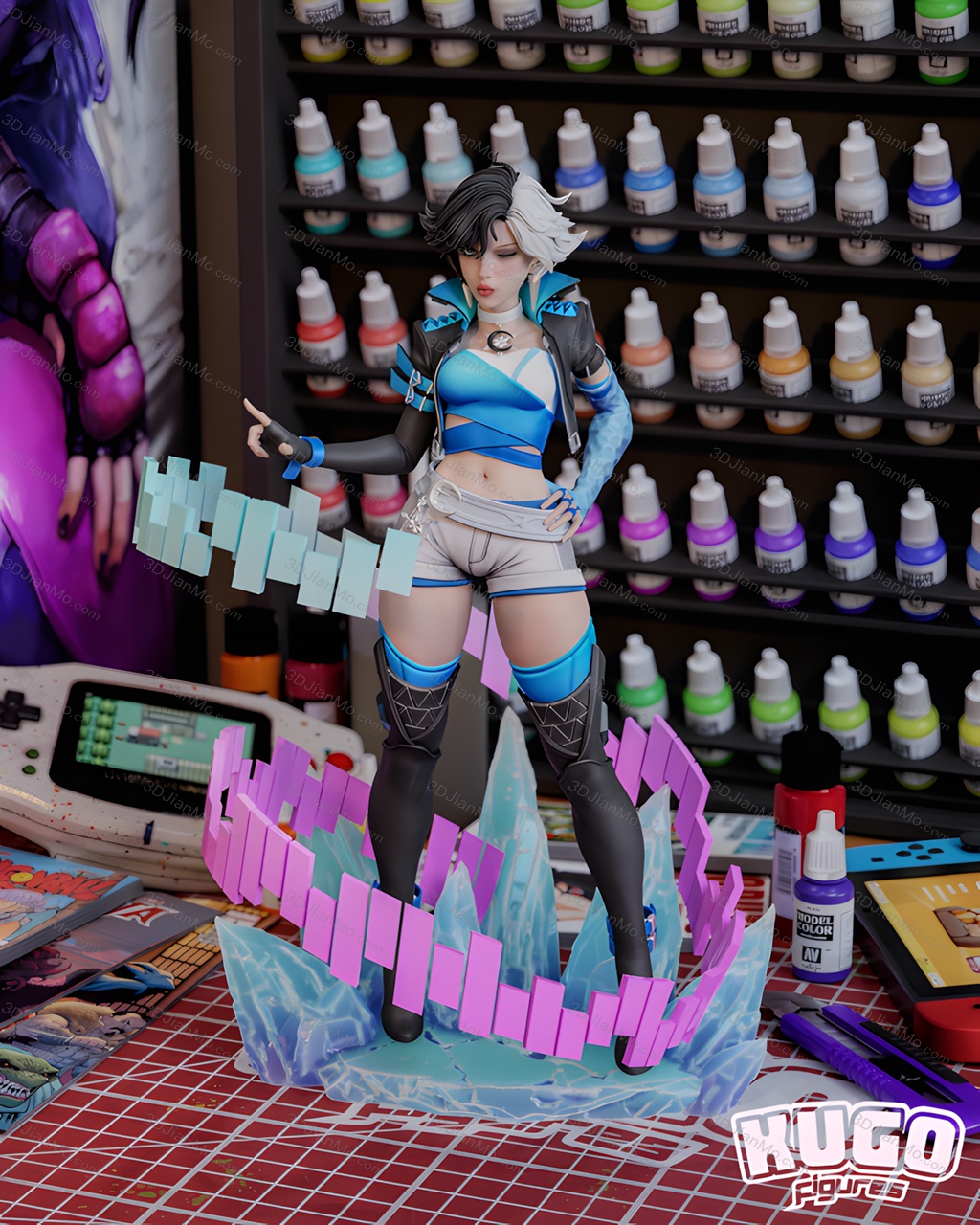 KuGo figures 漫威 冰月花雪