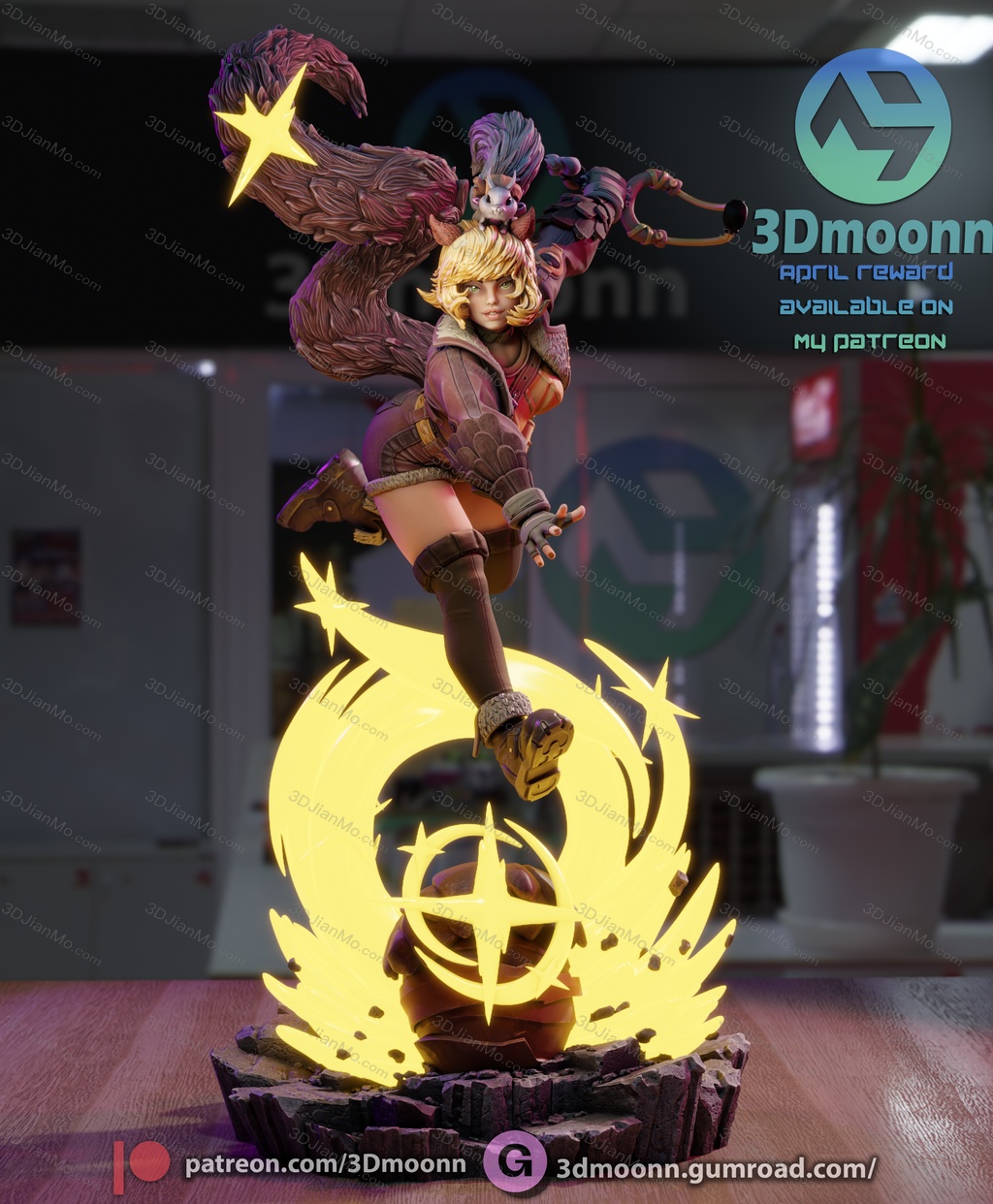 3Dmoonn 漫威 松鼠妹