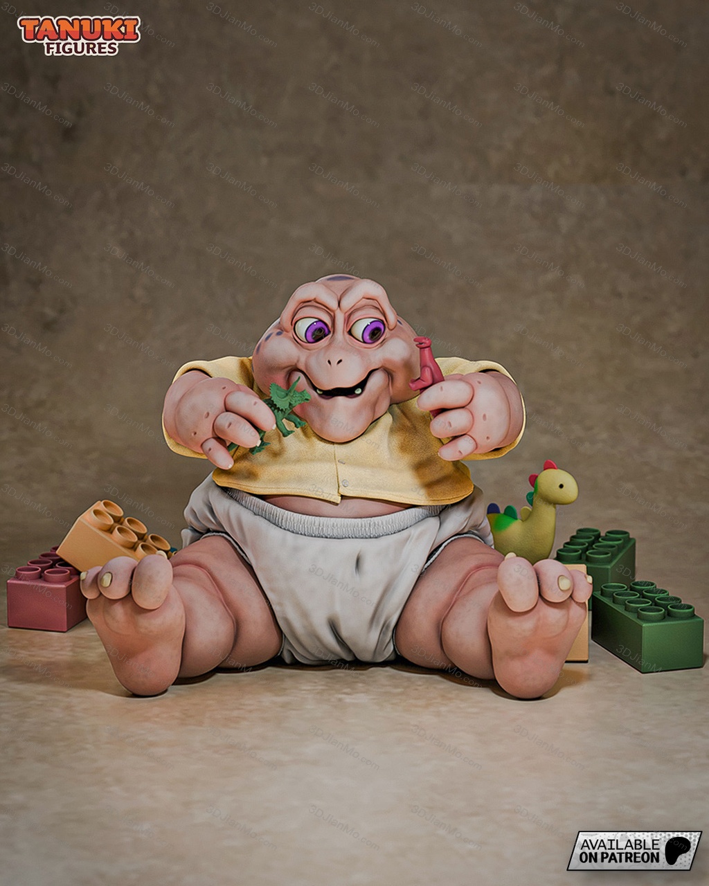 Tanuki Figures 恐龙宝宝