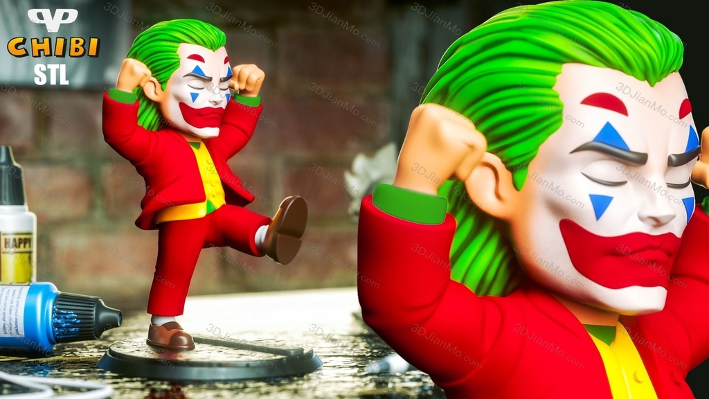 Chibi STL DC漫画 小丑