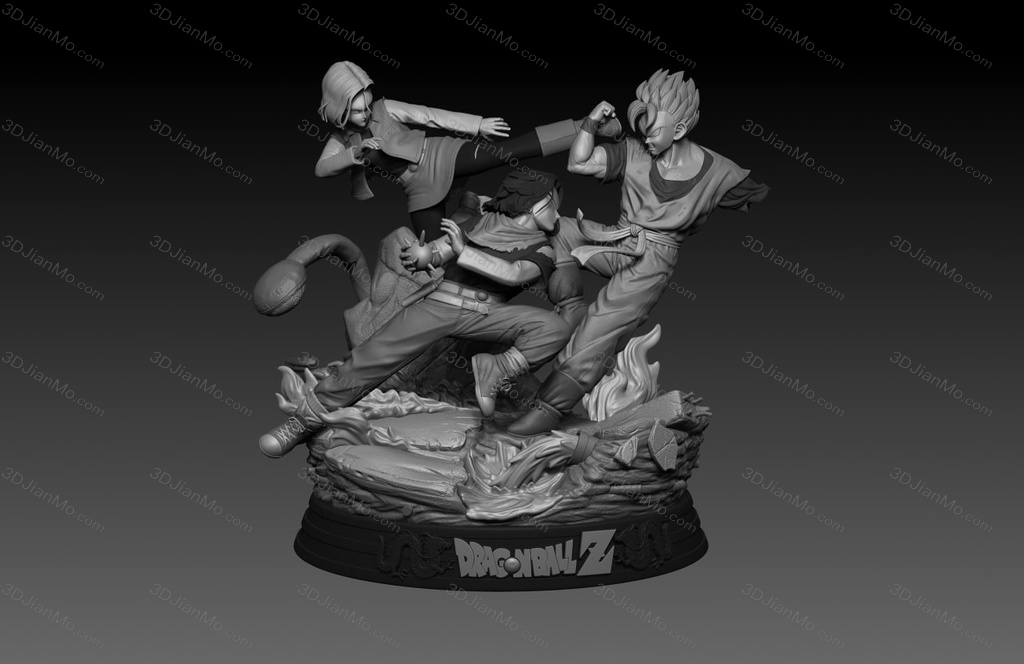 龙珠 悟饭大战人造人