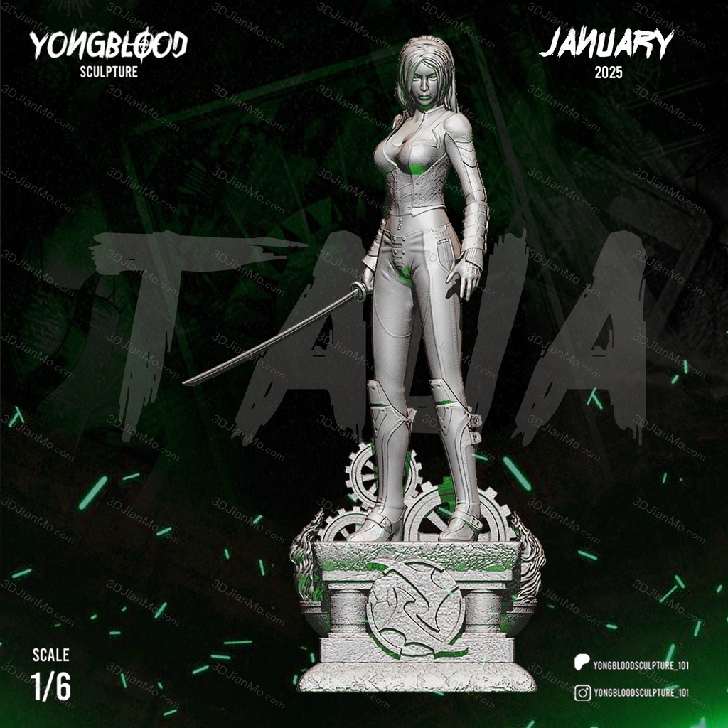Yongblood Sculpture DC漫画 塔利亚·艾尔·古尔