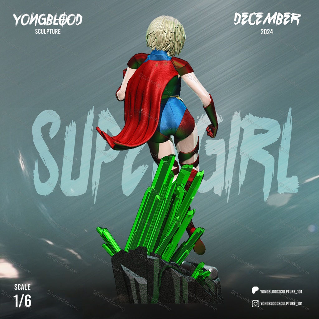 Yongblood Sculpture DC漫画 女超人