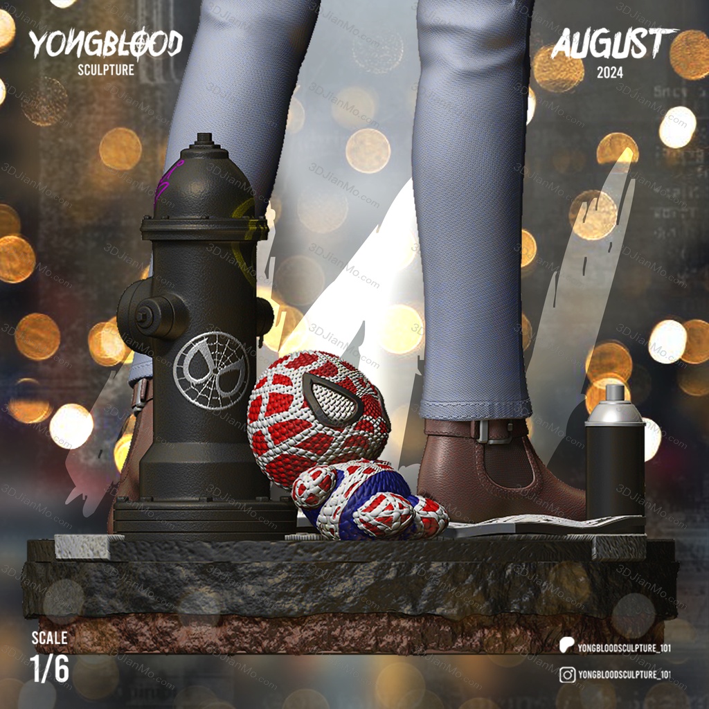 Yongblood Sculpture 漫威 玛丽·简·沃森