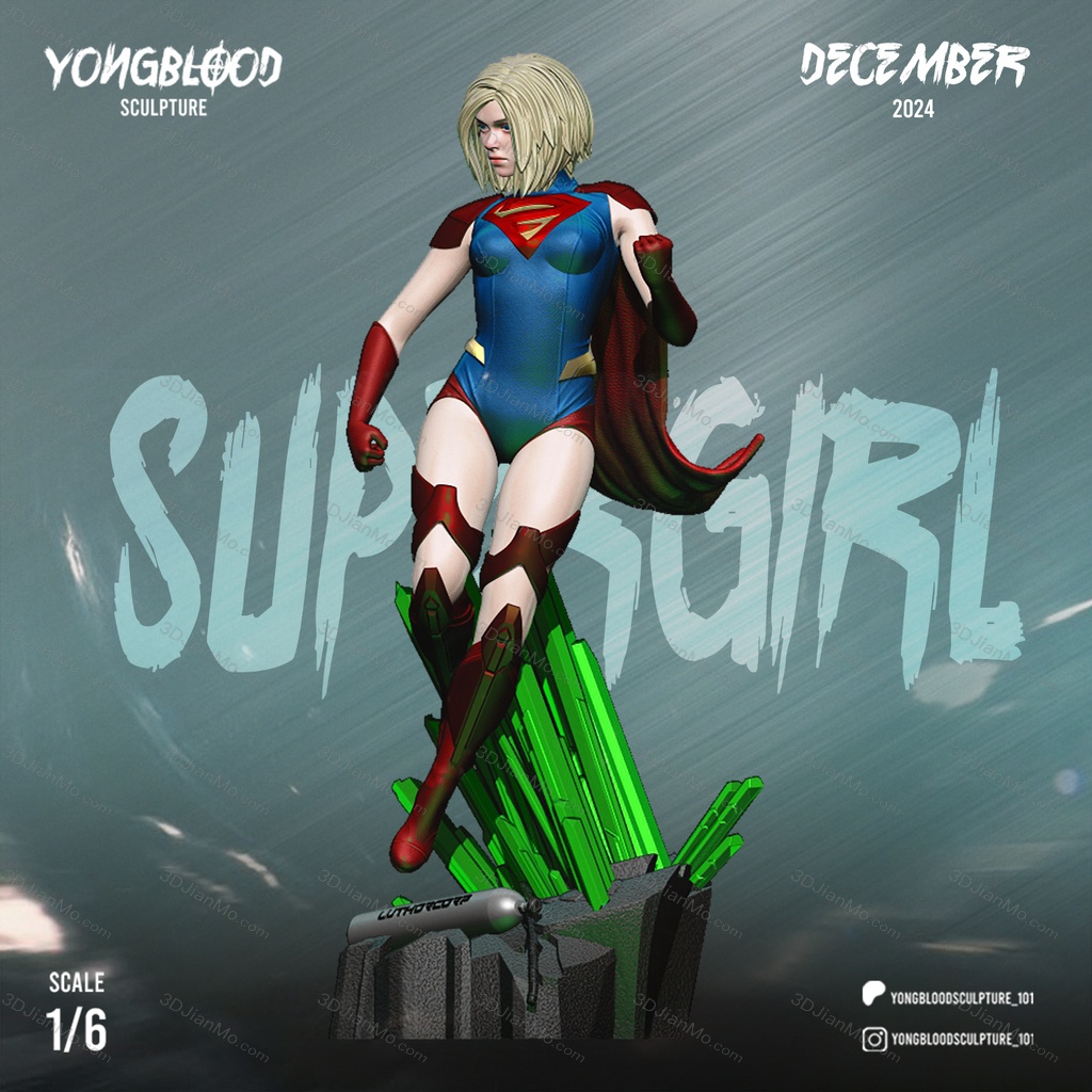 Yongblood Sculpture DC漫画 女超人