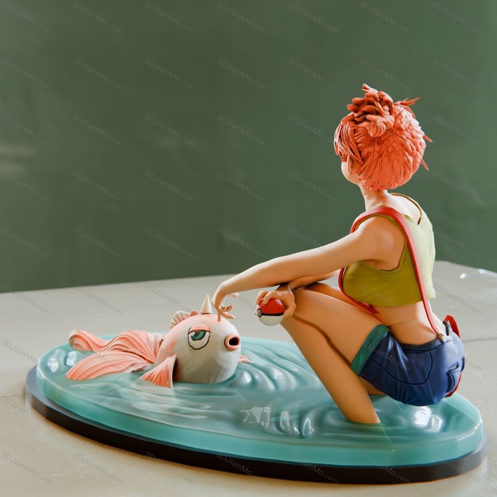 精灵宝可梦 小霞和角金鱼