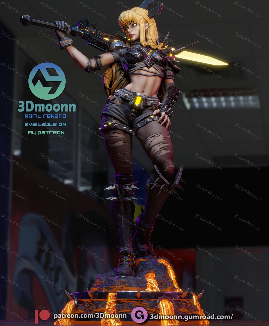 3Dmoonn 漫威 伊丽亚娜·拉斯普廷