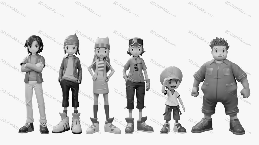 数码暴龙人物合集