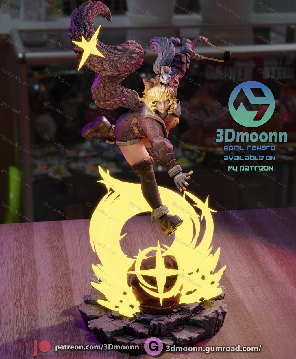 3Dmoonn 漫威 松鼠妹