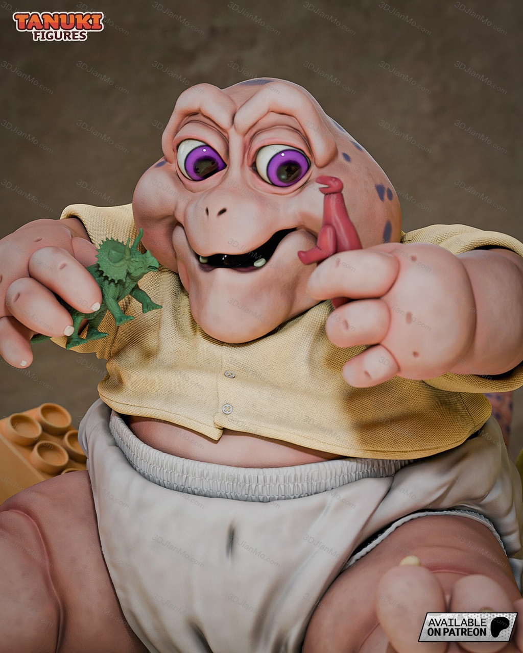 Tanuki Figures 恐龙宝宝