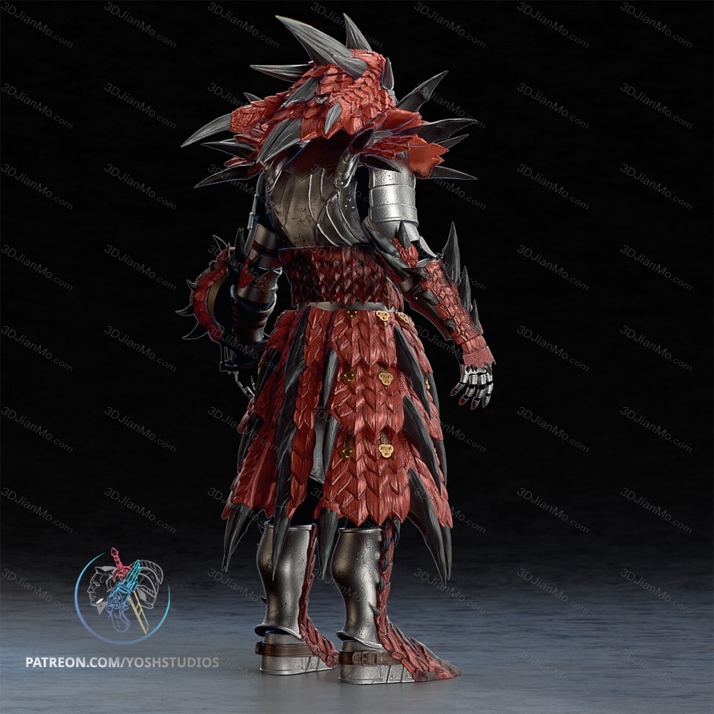 Yosh ‌怪物猎人 雄火龙的盔甲