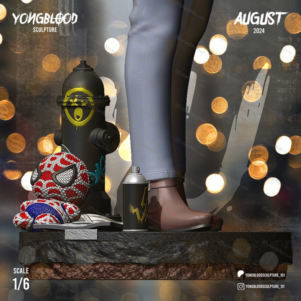 Yongblood Sculpture 漫威 玛丽·简·沃森