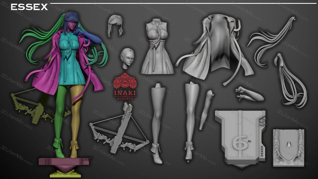 Inaki Sculpts 碧蓝航线 埃塞克斯