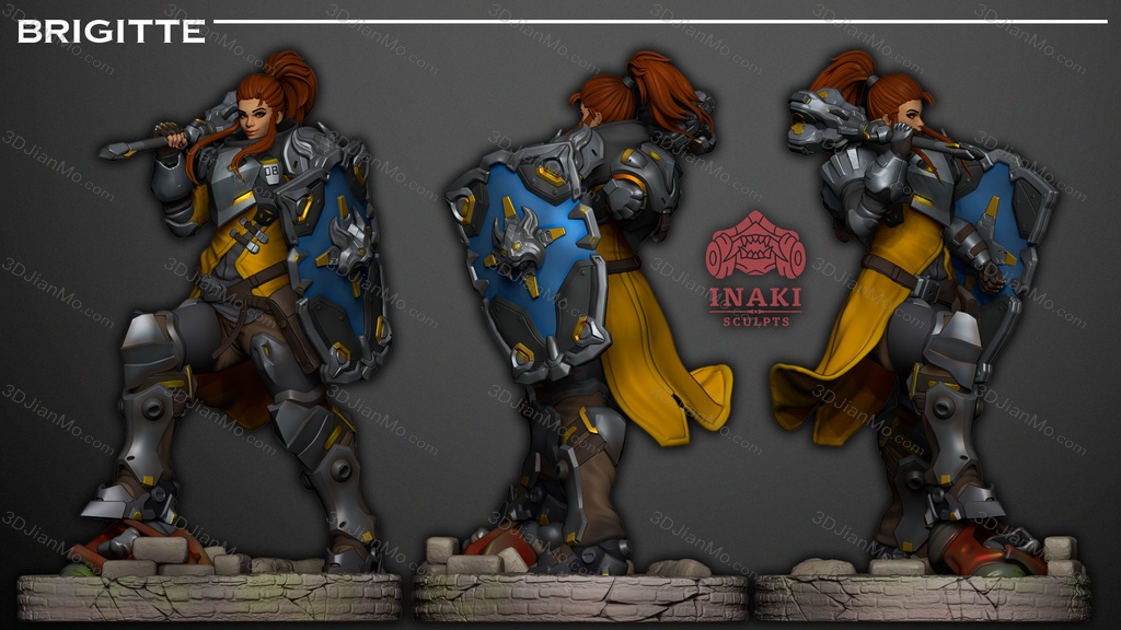 Inaki Sculpts 守望先锋 布丽吉塔