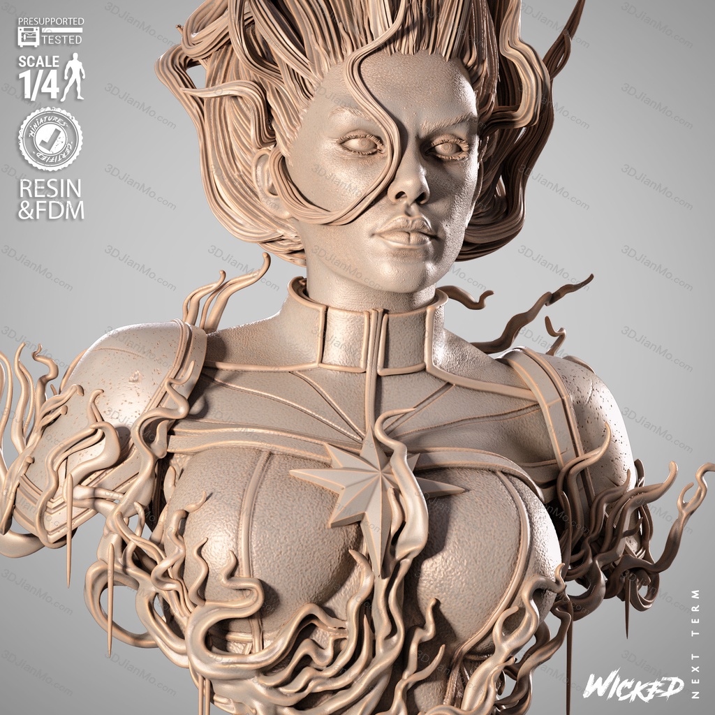 3DWicked 漫威 惊奇队长