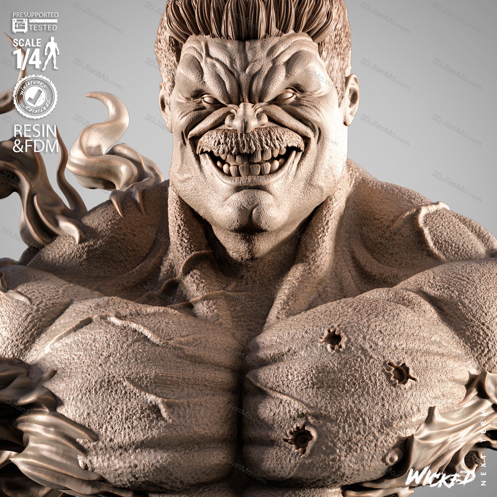 3DWicked 漫威 红巨人