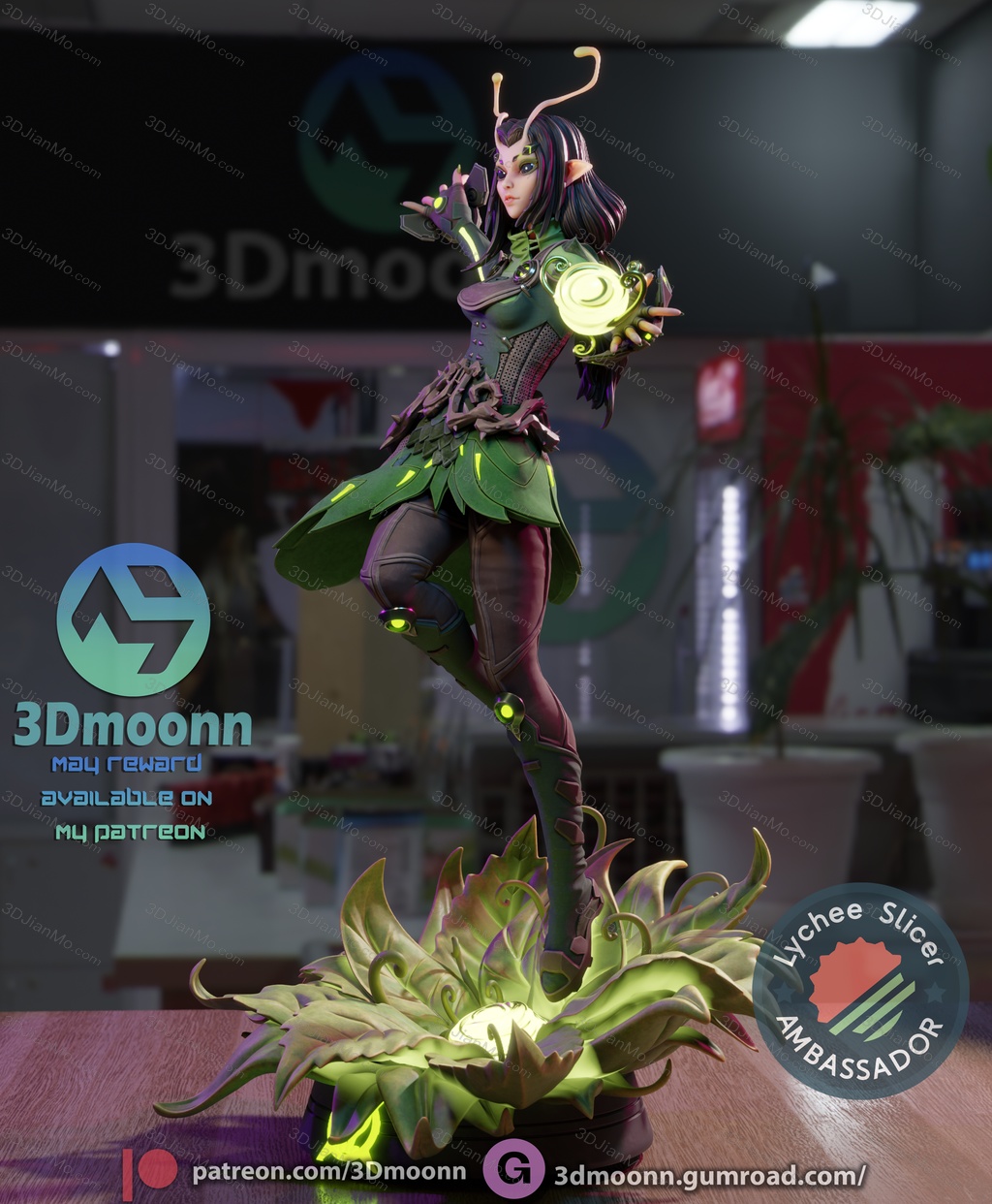 3Dmoonn 漫威 螳螂