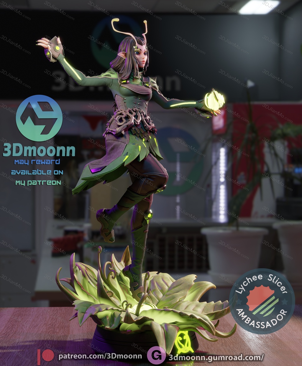 3Dmoonn 漫威 螳螂