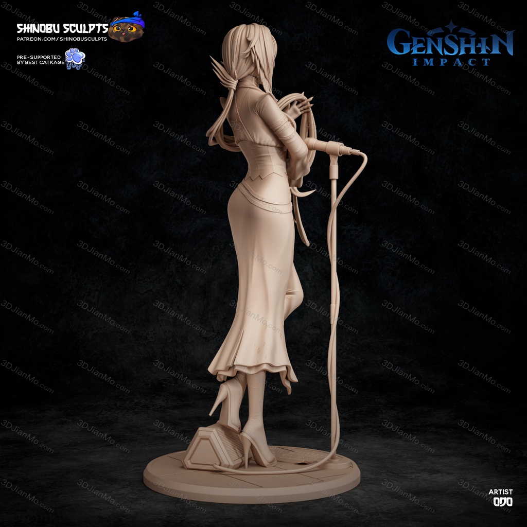 Shinobu Sculpts 原神 阿蕾奇诺