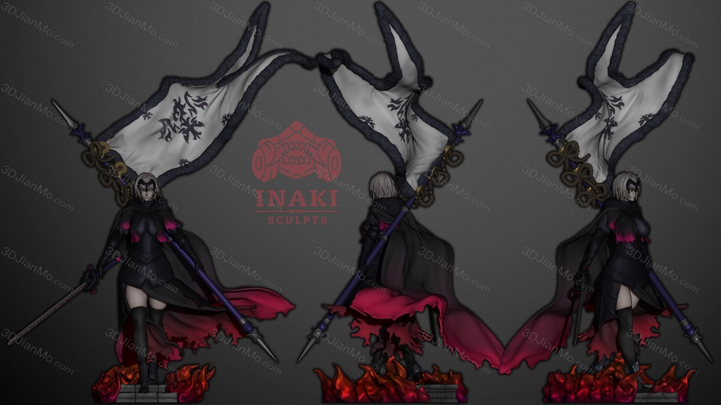 Inaki Sculpts 命运：冠位指定 女仆 贞德