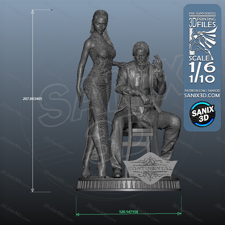 Sanix3d ‌疾速追杀 约翰·威克和伊芙