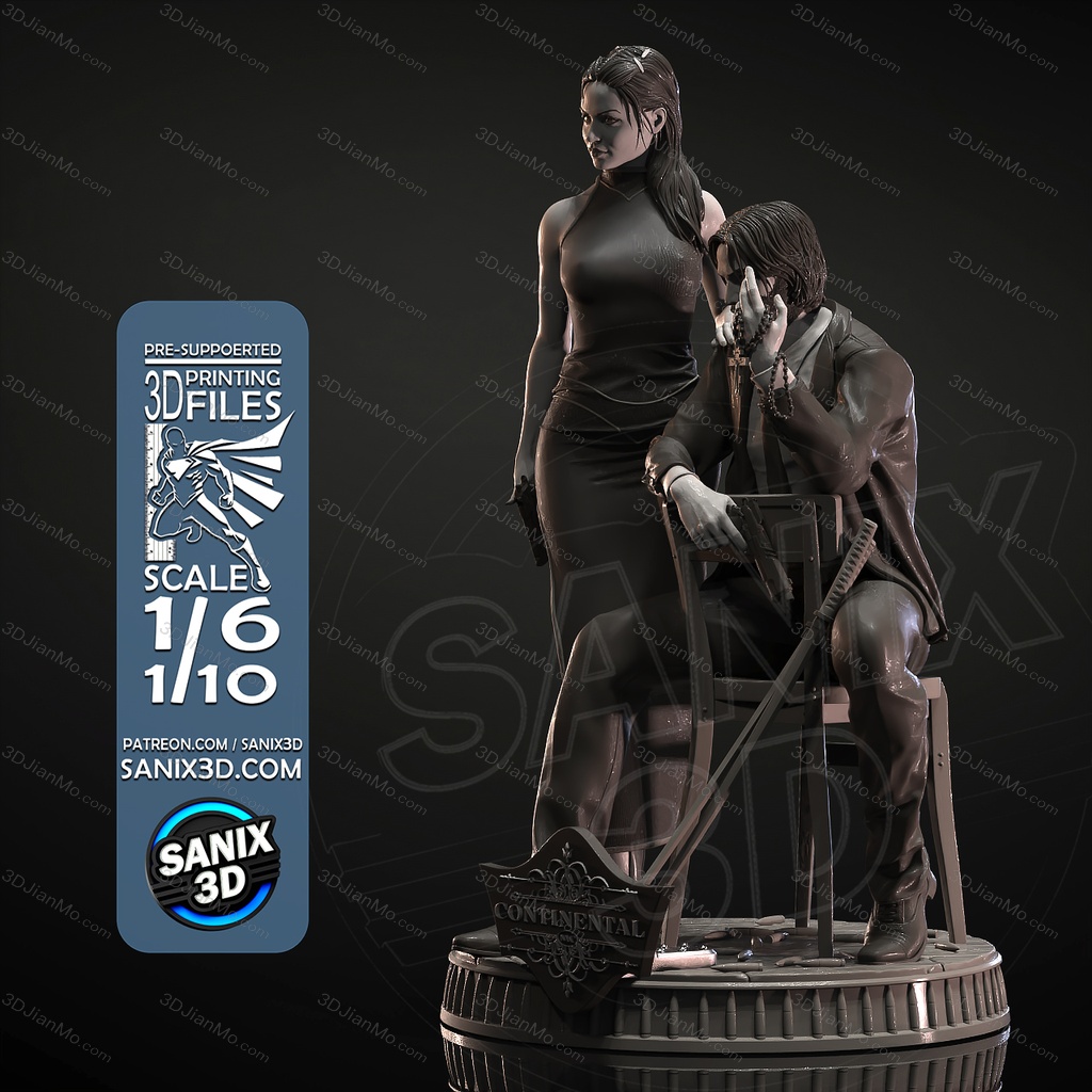 Sanix3d ‌疾速追杀 约翰·威克和伊芙