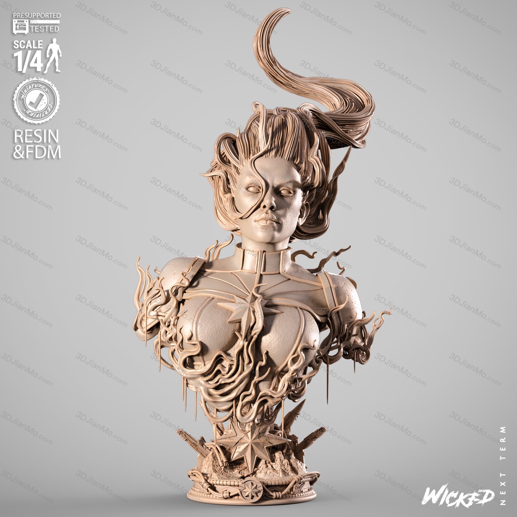 3DWicked 漫威 惊奇队长