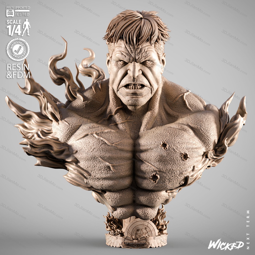 3DWicked 漫威 红巨人
