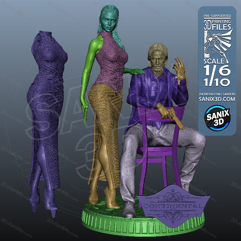 Sanix3d ‌疾速追杀 约翰·威克和伊芙