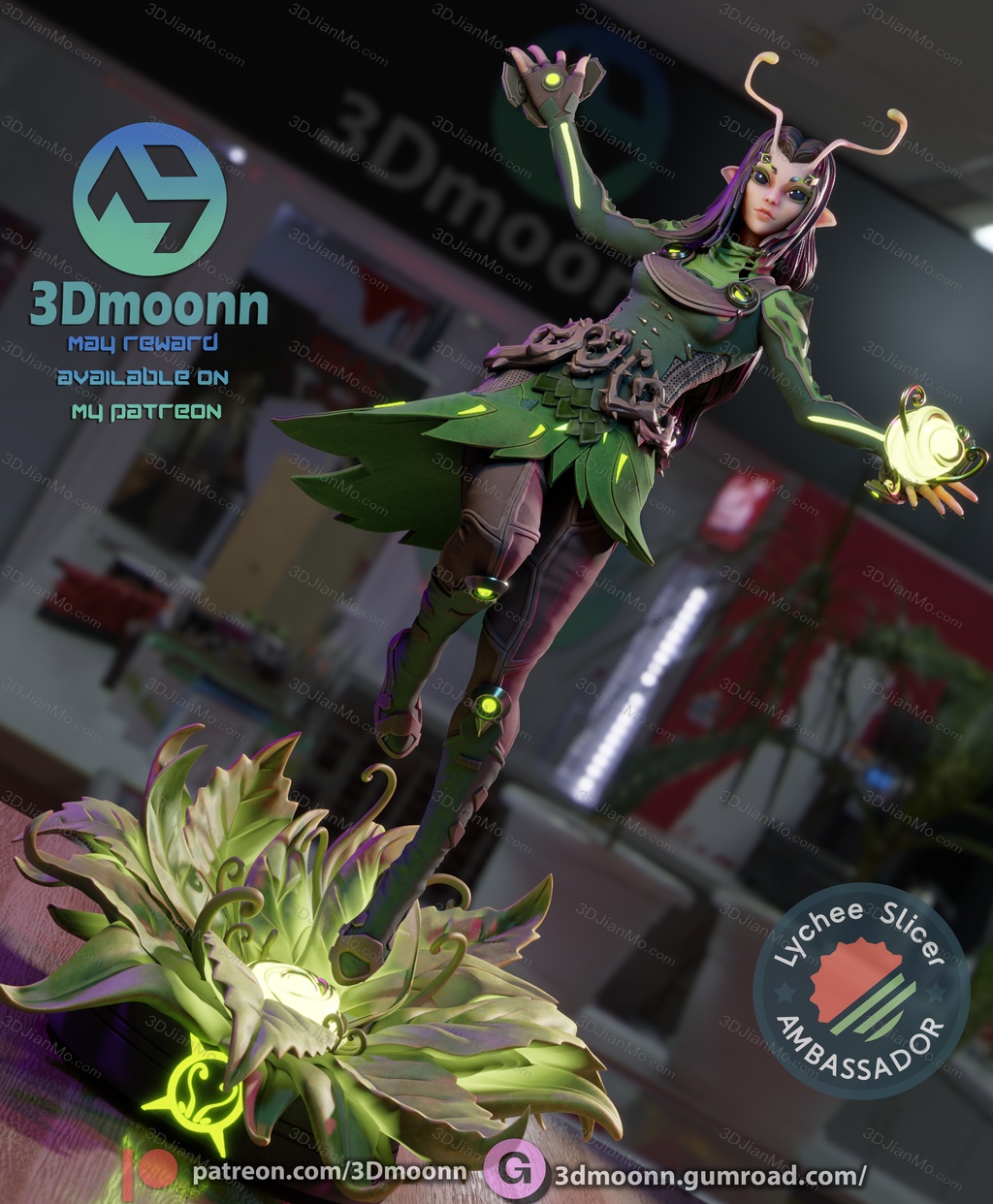 3Dmoonn 漫威 螳螂