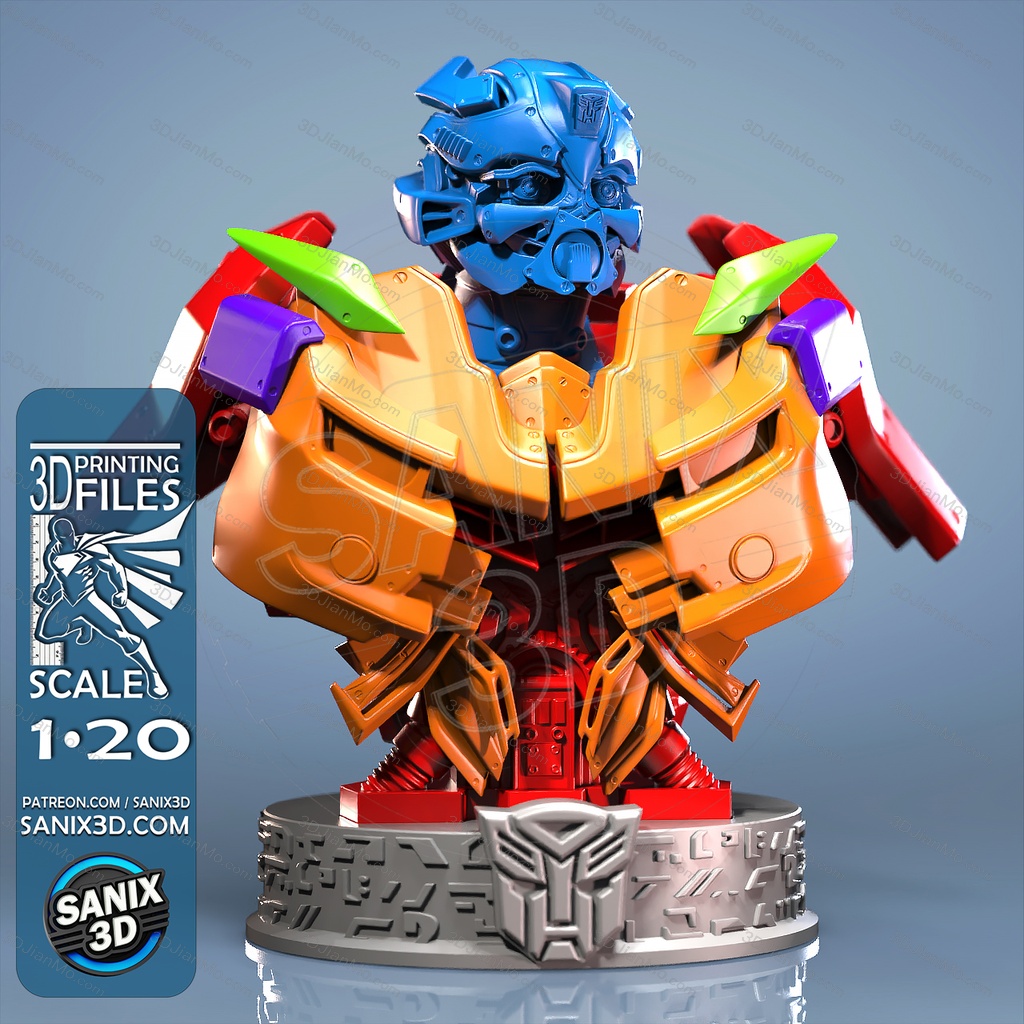 Sanix3d ‌变形金钢 大黄蜂