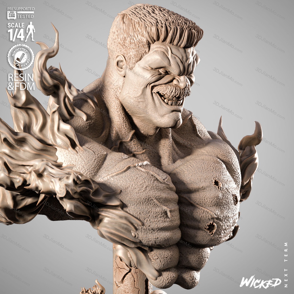3DWicked 漫威 红巨人