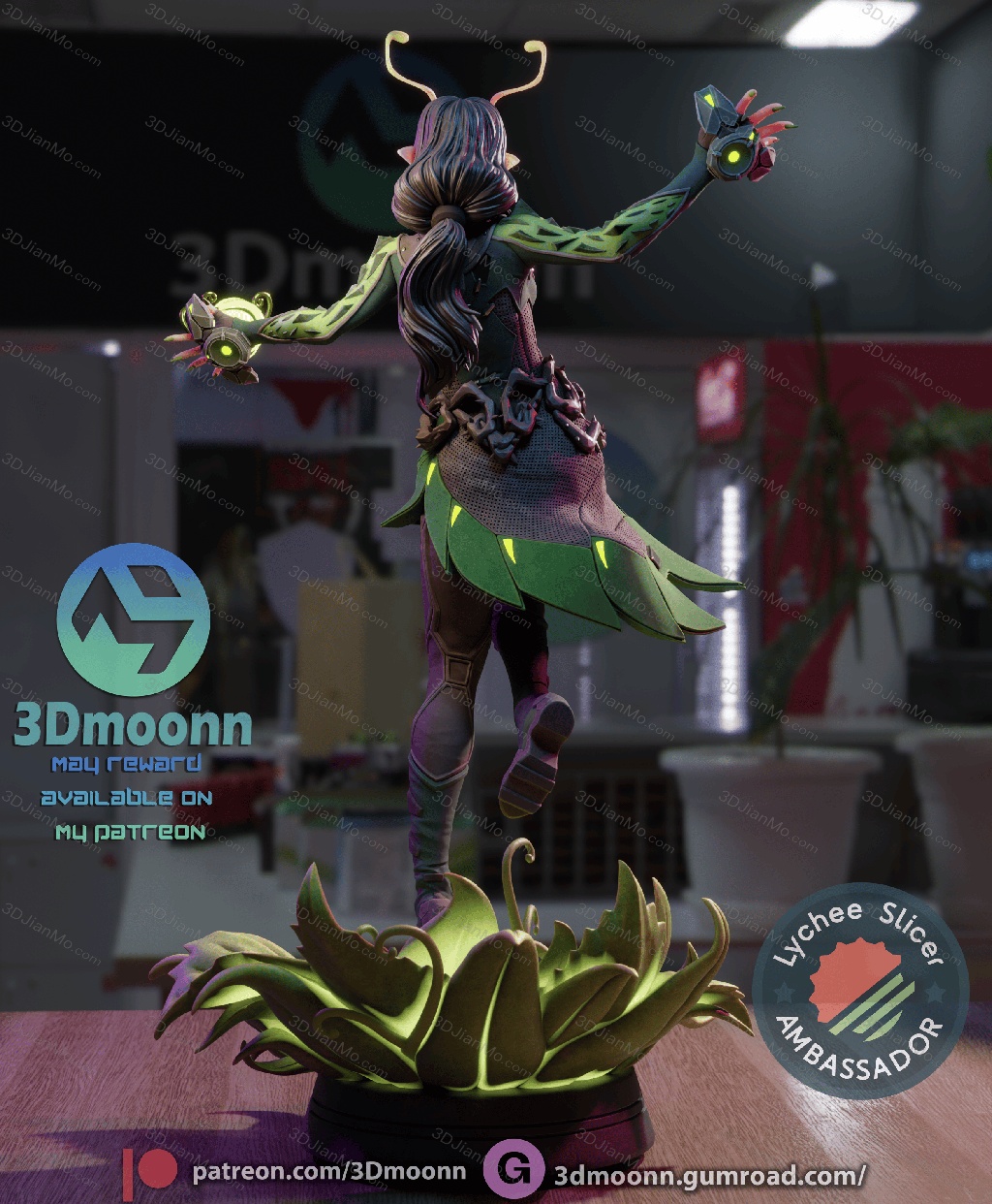 3Dmoonn 漫威 螳螂