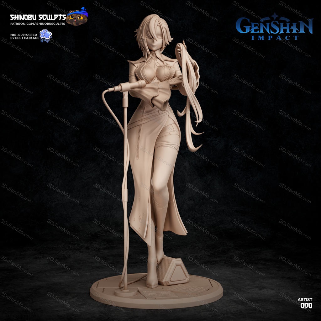 Shinobu Sculpts 原神 阿蕾奇诺