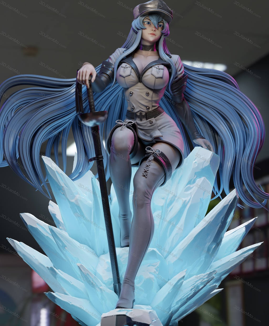 3Dmoonn 斩·赤红之瞳 艾斯德斯