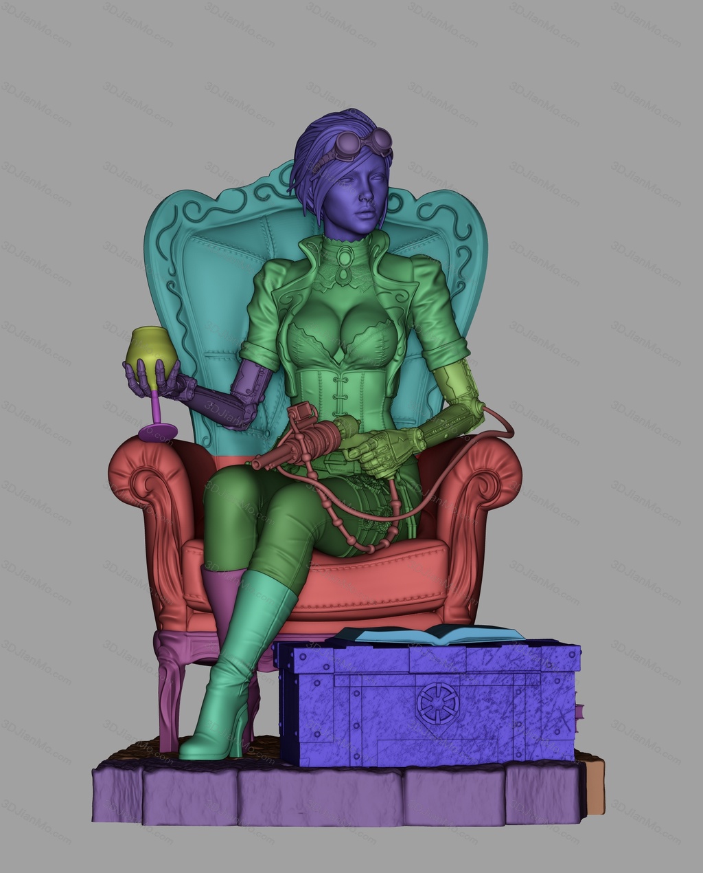 CA3D 机械女郎