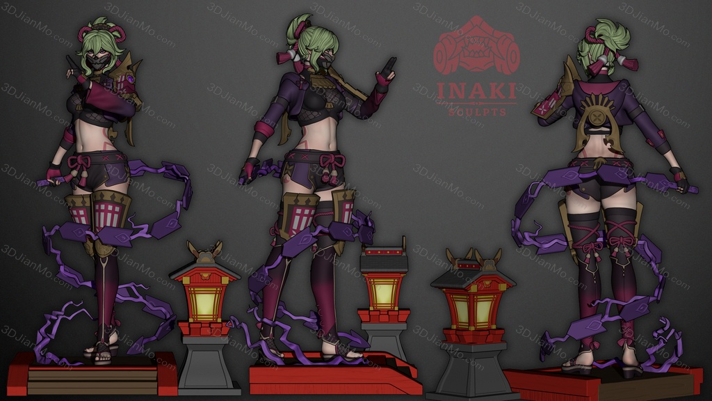 Inaki Sculpts 原神 久岐忍