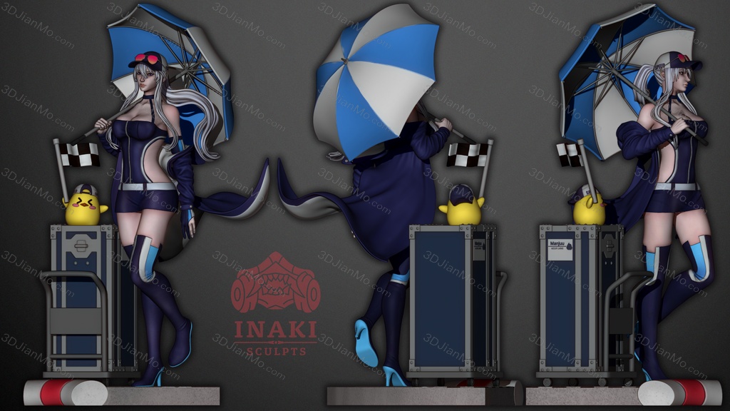 Inaki Sculpts 碧蓝航线 企业赛车女郎