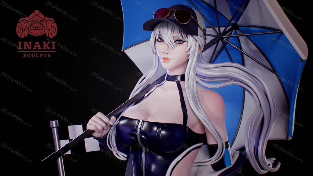 Inaki Sculpts 碧蓝航线 企业赛车女郎