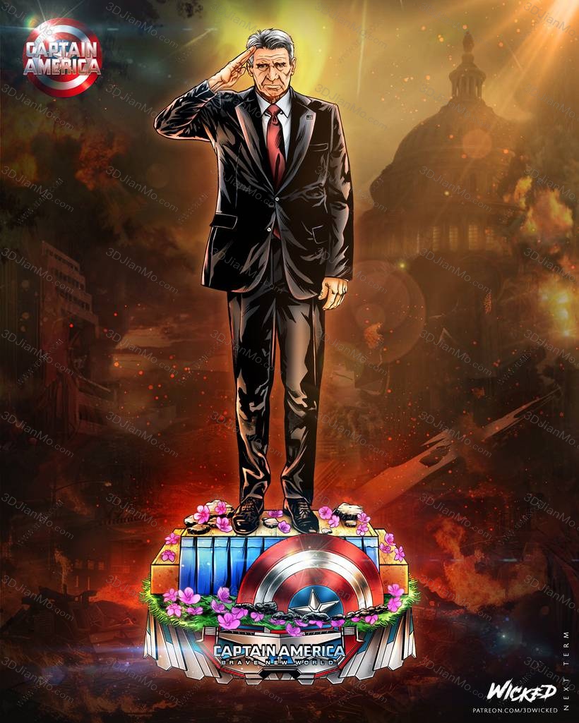 3DWicked 漫威 雷霆将军罗斯