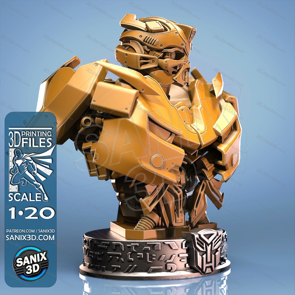 Sanix3d ‌变形金钢 大黄蜂
